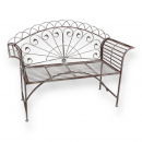 Gartenbank Toledo 2-Sitzer – Landhaus Metallbank für Balkon & Garten